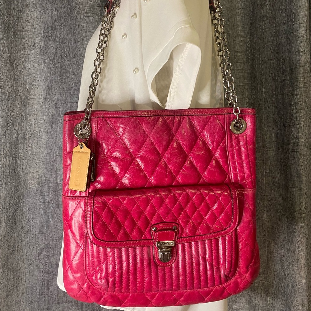 Coach purse and matching wallet